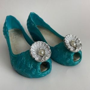 Disney Princes Little Mermaid Ariel Child Peep Toes Shoes
